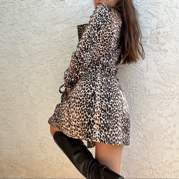 Leopard Print Coat - Picture 3 of 4